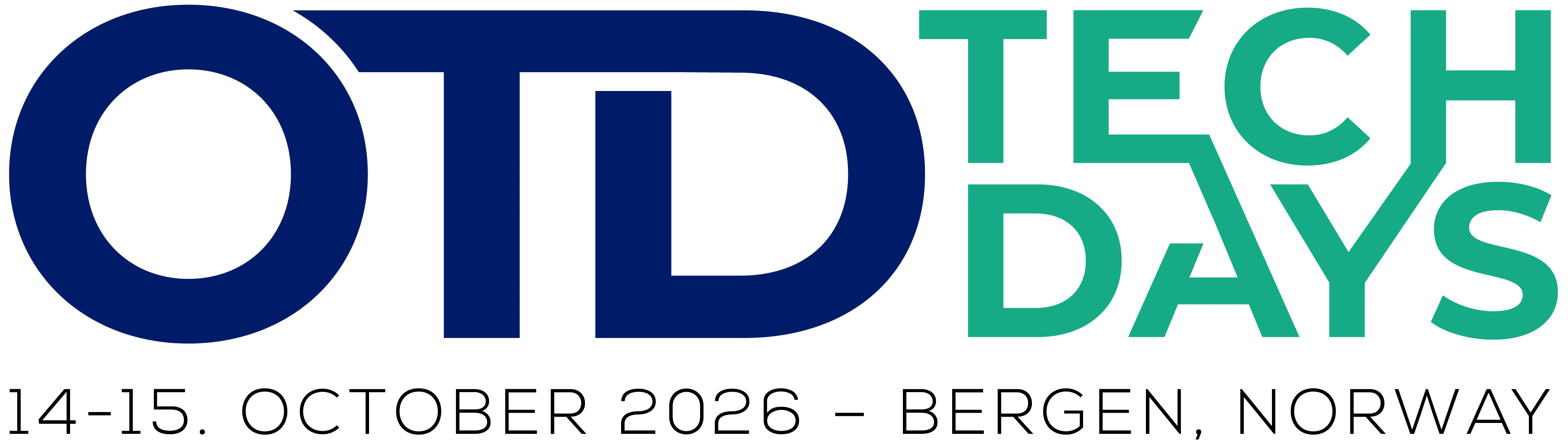 OTD TechDays 2026 full-colour logo with event dates