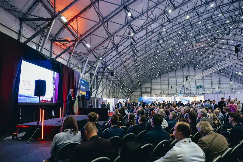 Networking at OTD TechDays exhibition